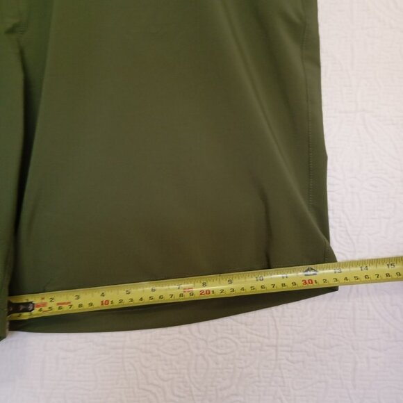 Polo Ralph Lauren Green Mens Golf Shorts Size 42 With Button & Zip Closure - Picture 8 of 9